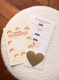 Carte à gratter personnalisée – Une dose de bonheur intense