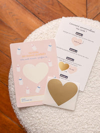 Carte à gratter personnalisée – Ce soir, on garde le bébé !