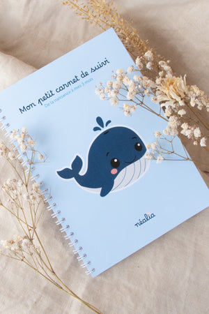 Carnet de suivi bébé 0-2 mois - BALEINE