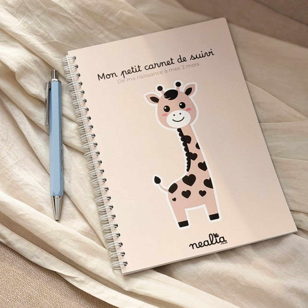 Carnet de suivi bébé - 60 jours de suivi - GIRAFE
