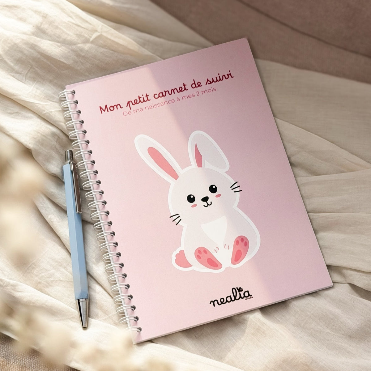 Carnet de suivi bébé 0-2 mois - LAPIN