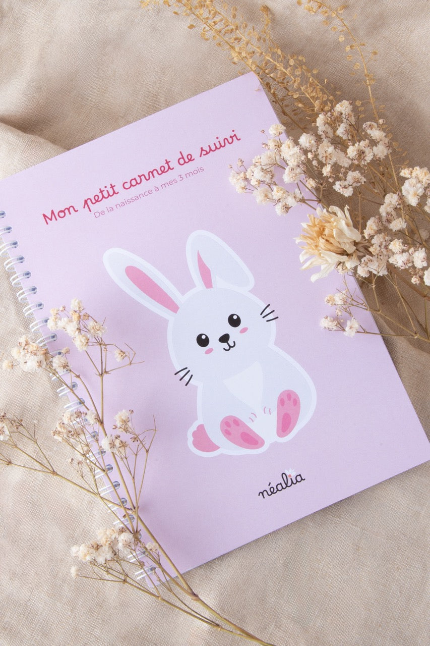 Carnet de suivi bébé 0-3 mois - LAPIN
