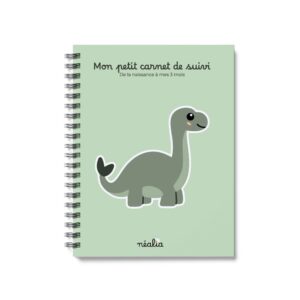 carnet de suivi bébé illustration Dinosaure