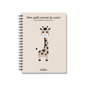 carnet de naissance illustration girafe